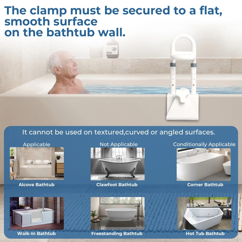 Villdoma Bath Tub Handles for Seniors Tub Handles for Elderly
