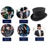 AB Hats Hand Made 100% Wool Satin Lined Top Hat