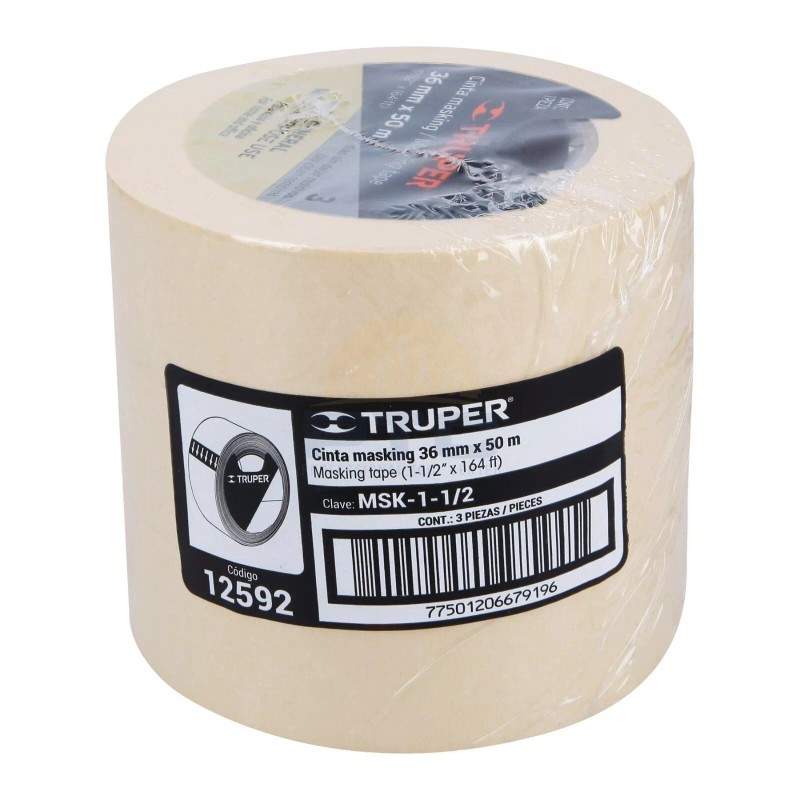 Truper MSK-1-1/2 1-1/2" x 50m masking tape