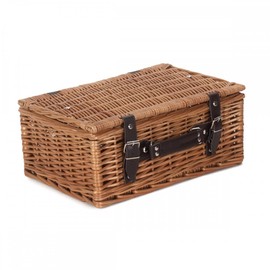 Red Hamper Double Steamed 36cm Picnic Basket