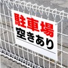 [DIOSARK] Parking Lot Available, Panel Sign, Width 15.7 inches (40