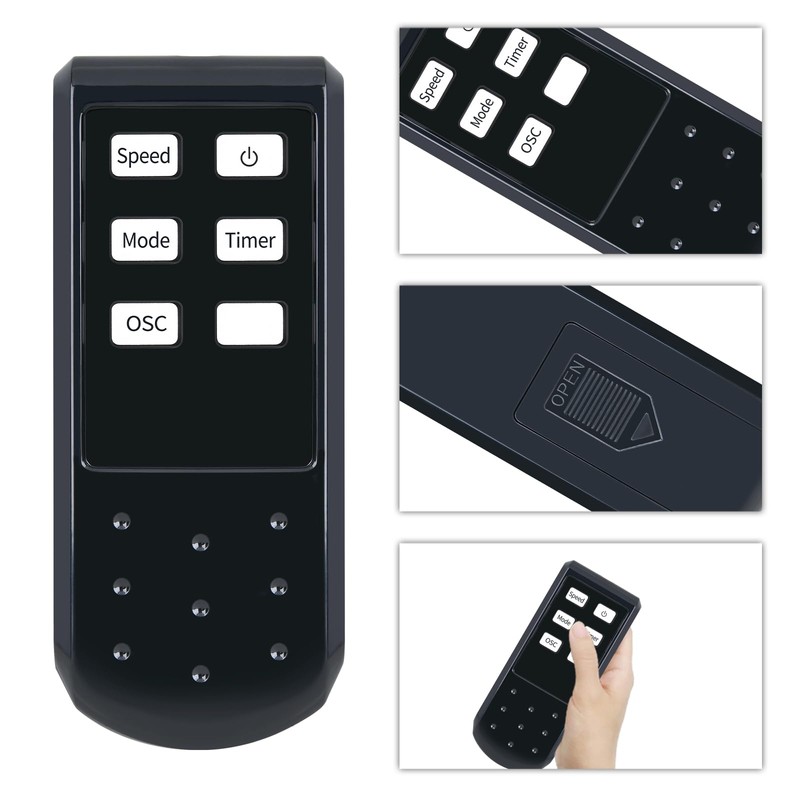 HZIME New Replacement Remote Control Compatible for COSTWAY 16" Oscillating