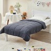 yescool Kids Weighted Blanket (3 lbs, 36" x 48", Grey)