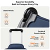mixi 16 Inch Underseat Carry-On Luggage, Softside Suitcase with Wheels,
