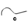 17in Shower Pipe Extension Brushed Stainless Steel S Shaped NPT