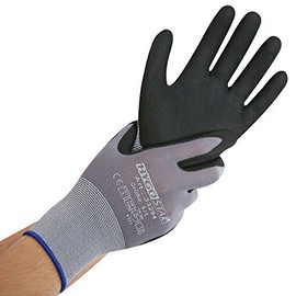 Hygostar Ergo Flex Work Gloves, 12 Pairs (24 Gloves), Industrial and Mechanic's Gloves with Improved Grip and Comfort Technology (XL/10, Palm Coated)