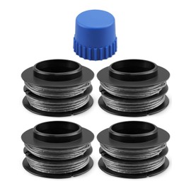 Hulyxayfave 2905303 Trimmer Spool Line with 2906603 Bump Knob Fit for Kobalt 40-Volt KST-130X KST 130X-06 String Trimmer, Item Number 796787, 5 Pack