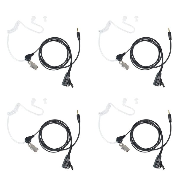 TDYU Walkie Talkie Earpiece Headset with Mic PTT Compatible with
