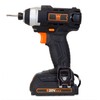 WEN Cordless Impact Driver with 20V Max Battery, Bits, Charger