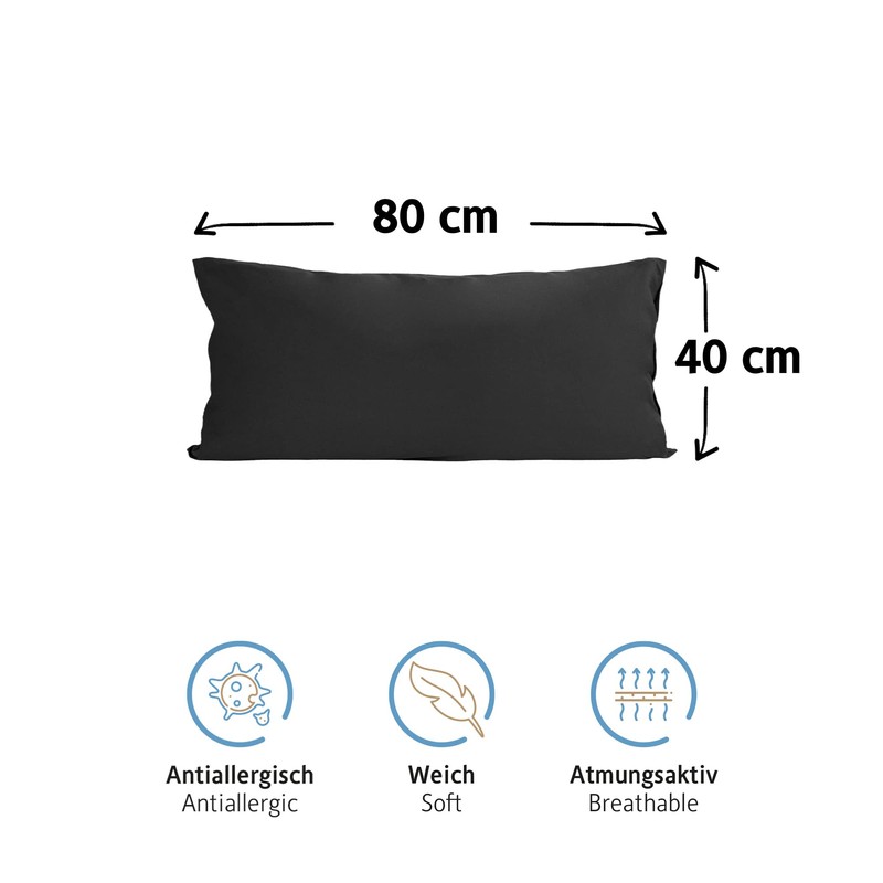 Komfortec 100% Cotton Cushion Covers, Set of 2, 40 x