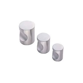 Carlisle Brass FTD430BSS FTD Cylindrical KNOB 20MM, Polished Stainless Steel, 20 mm