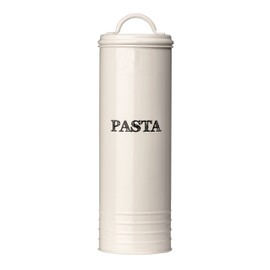 Premier Housewares 507629 Sketch Pasta Canister - Cream Beige H29 x W10 x D10cm