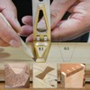 Woodworking Scriber Ruler Heavy Duty T-Shape Multi-Angle Scribing Tool Stainless
