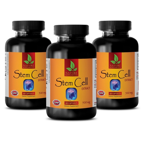 STEM CELL - Organic Blue Green Algae - Anti Aging - Antioxidant - 3 Bottles