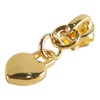 10PCS NO.3 Zipper Pulls, Love Heart-shaped Nylon Puller, Replacement for