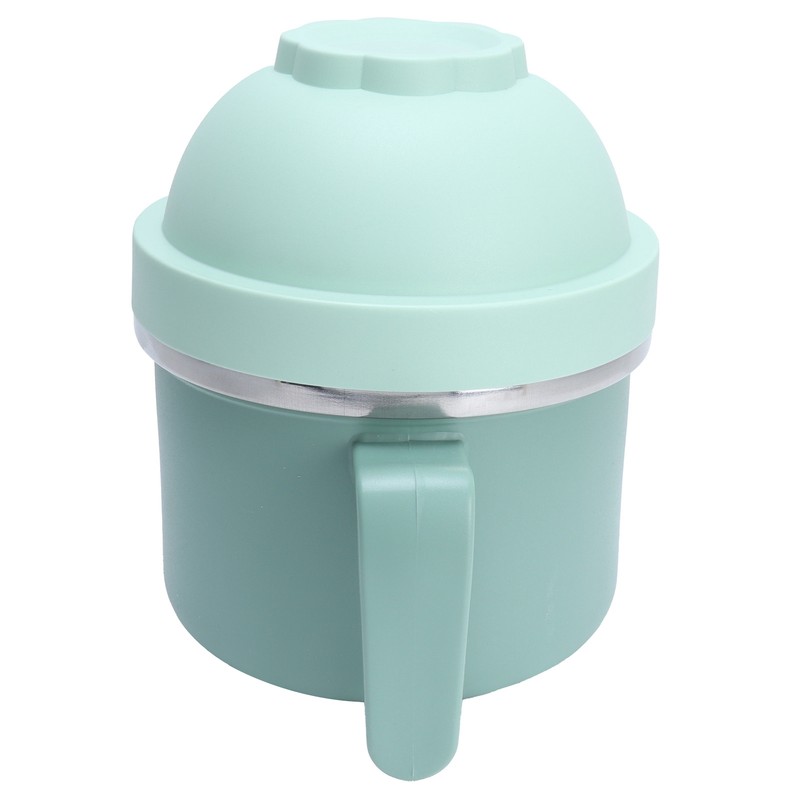 Portable Lunch Box Double Layer Thermal Noodle Bowl with Handle