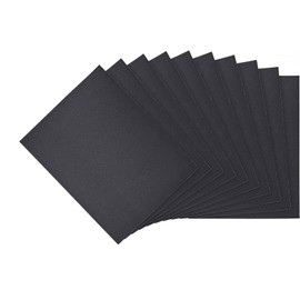 TA-VIGOR 10pcs 220 Grit Sandpaper Sheet 9 inch x 11 inch, Resin Bonded Sandpaper for Wet or Dry Use, Silicone Carbide Sand Paper Sheet for Wood Metal Polishing