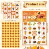 OHOME Thanksgiving Bingo Game Set For Kids 24 Player Cards