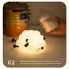 Night Lamp Cute Cartoon Sheep Modeling Three Speed Lighting Eye