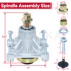 GELASKA 2 Pack 604214 Spindle Assembly with 603987 Spindle Pulley