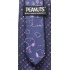 Peanuts PNDW0456 Snoopy Necktie, Navy Blue, Business Necktie, Gift, PNDW0456