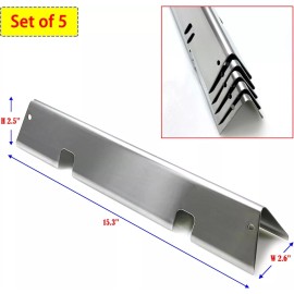 For Weber, Weber 7636 67046 Spirit I & II, GS4 Spirit II 300 Series, Spirit E310 S310 E320 S320 E330 S330, Weber 7636 67046 Spirit I & II and GS4 Spirit II 300 Series, Spirit E310 S310 E320 S320 E330 S330 Gas Grills Flavorizer Bars for Weber Spirit I & I