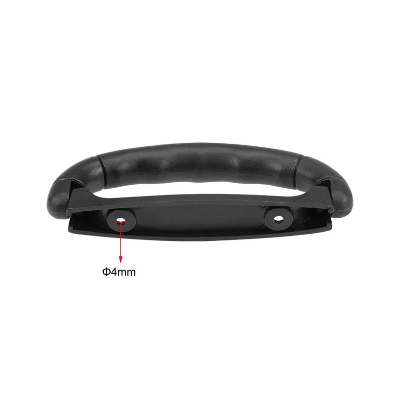 sourcing map Suitcase Handle Pull Handle Plastic Black 125 mm,