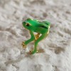 ALoveSoul St. Patrick's Day Frog Open Ring Adjustable Green Enamel