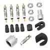 BESPORTBLE 3sets Mountain Bike Tubeless Valves Kit Valve Core Bike