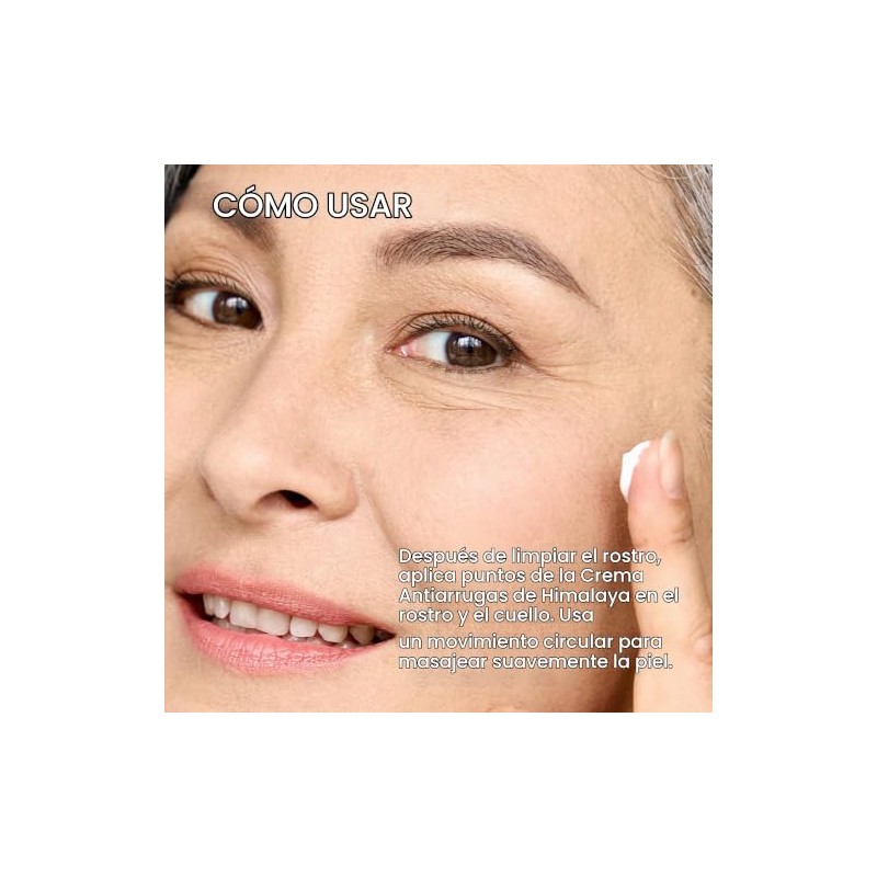 Crema anti-arrugas con Aloe vera y extracto de Uva, 1.69Oz/50ml