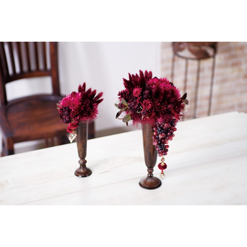 Tokyodo FV008102-zzz Artificial Flowers MAGIQ Pomegranate Red, Φ2.8 x H