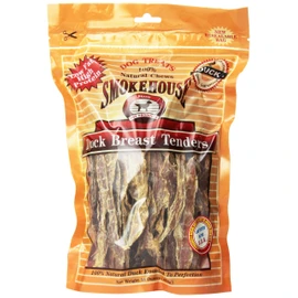 Smokehouse 100-Percent Natural Duck Breast Tenders Dog Treats, 16-Ounce