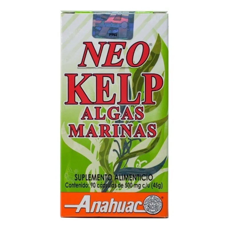Suplemento Cápsula Anahuac Suplementos Algas Marinas Frasco