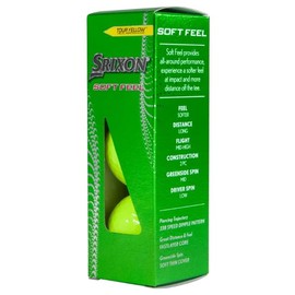Srixon Soft Feel 13 Yellow AlignXL Golf Balls