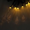 Solar Water Drop String Lights 21 Feet 30 LEDs Waterproof
