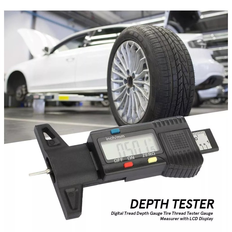 MU Medidor D Profundidad Medir Desgaste Llantas Digital