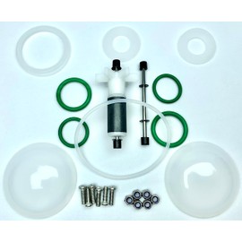 Jzenol Replacement #P4071, #58113 Hot Tub Water Pump E02 Repair Kit for Coleman Lay-Z-Spa(Impeller + Shaft + Pump Seal kit + 1A 2B/C + 2 Blower Check Valve Seals)