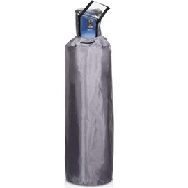 100 lb Propane Tank Cover, Propane Gas Can Protection Covers Waterproof & Weather Resistant Outdoor 600D Oxford Cloth Propane Gas Bottle Cover, 51x15 Inch, Gray