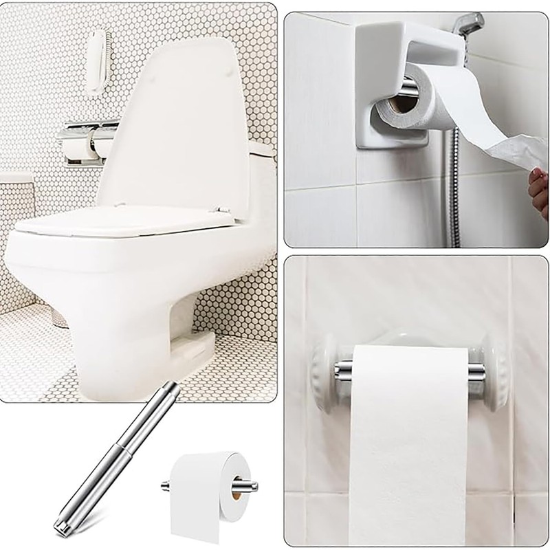 Bxian Toilet Paper Holder Roller Spring Replacement Lever Stainless Steel