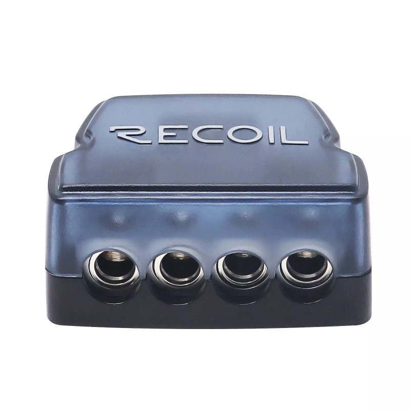 Recoil DB14 4 Way Power Distribution Block for Car Audio