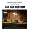 LED Digital Alarm Clock for Bedroom Electronic Clock with Thermometer