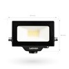Ledvion LED Spotlight, 30 Watt Osram LED Floodlight, 6500 K