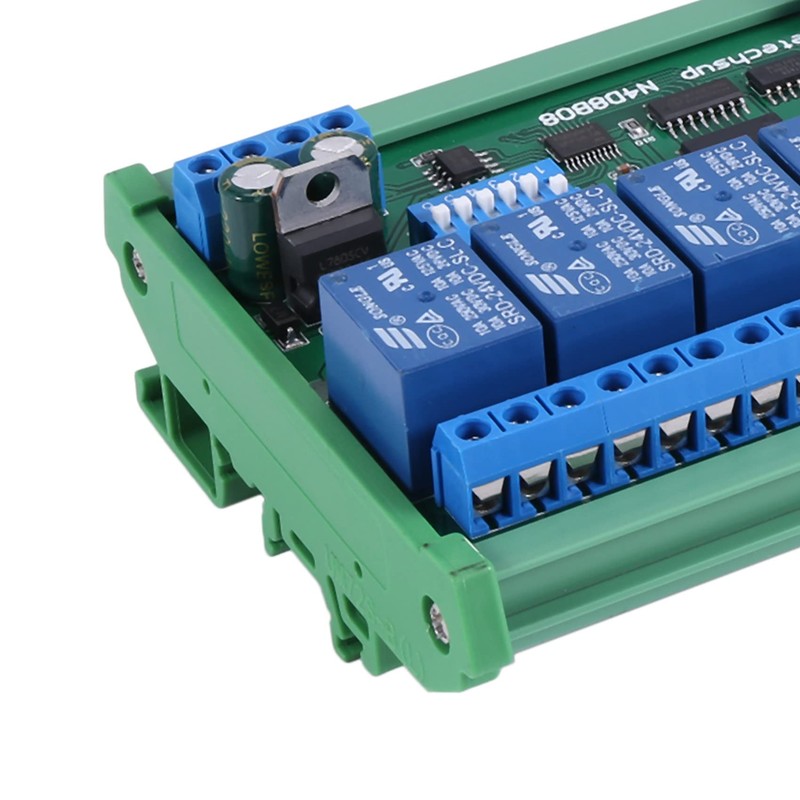DC 24V 8 RS485 Relay Board Modbus RTU UART Control