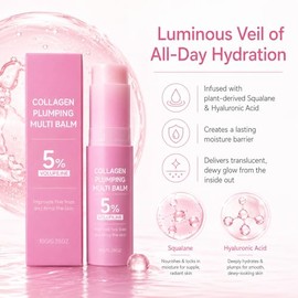 Aluckgood Pdrn Collagen Stick, All In One Volufiline, PDRN, NAD Stick for Youthful-Looking, Neck & Under-Eyes - Instant Plumping, Firming & Radiance G