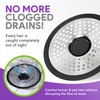 ShowerShroom SHSULT755 Ultra Revolutionary Shower Hair Catcher Drain Protector, No