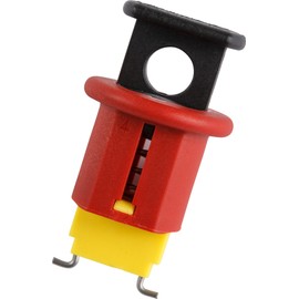 Brady Circuit Breaker Lockout - Designed to Secure ABB MS325 Rotary Style Breakers - Red - 149433