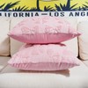 Pink Pillow Cases, Pillowcases, 2 PCS Pink Cushion Covers with