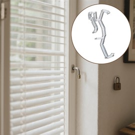 Valance Clips 8pcs 2inch Clear Plastic Hidden Retainer Holder Clip for Window Blind Valance with 2inch (50mm) in Width, Horizontal Faux & Wood Blinds Parts