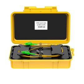 Peakloong OTDR Launch Cable Box with Fiber Optic Ring 500M Transmission Functionality–Dead Spot Elimination LC/-LC/