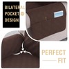 PrinceDeco Waterproof Sofa Cover Diamond Quilted Couch Cover 3 Cushion